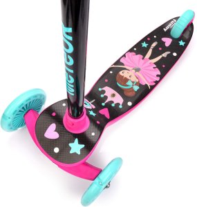 Hulajnoga trójkołowa Meteor Funny różowy Uniwersalny 2