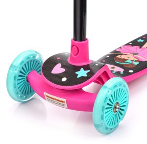 Hulajnoga trójkołowa Meteor Funny różowy Uniwersalny 4