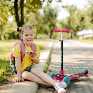 Hulajnoga trójkołowa Meteor Funny różowy Uniwersalny 10