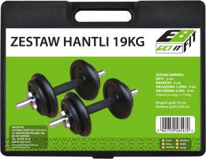 Eb Fit ‎Hantle 585470 żeliwne 2 x 9.5 kg 3