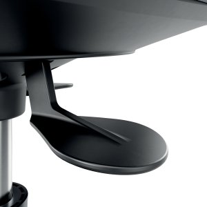 Leitz Ergo Active arbejdsstol med hjul og balance komfortsæde Sort 10