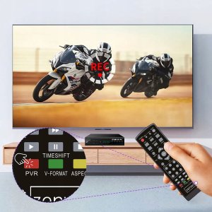 Tuner Dekoder Satelitarny DVB-T2 HEVC H.265 Full HD Telewizji Naziemnej USB enwire DVB-T2 001 5