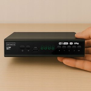 Tuner Dekoder Satelitarny DVB-T2 HEVC H.265 Full HD Telewizji Naziemnej USB enwire DVB-T2 001 9