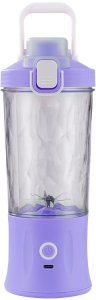 Blender Verk Blender do smoothie przenośny usb bezprzewodowy rozdrabniacz do lodu fiolet 3