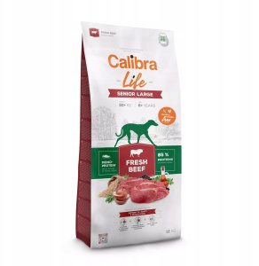 CALIBRA DOG life senior large fresh beef 12kg 2