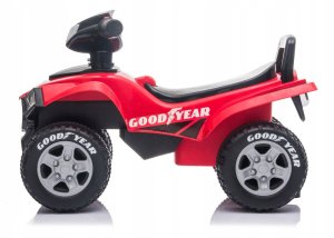 Jeździk Quad Dźwięk Światła 551-G Czerwony 4