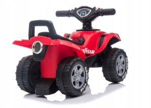 Jeździk Quad Dźwięk Światła 551-G Czerwony 6