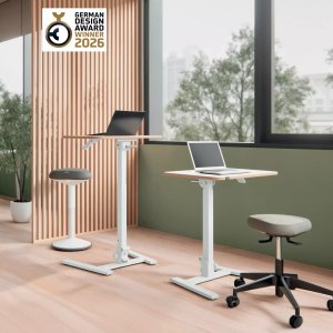 Leitz Biurko składane Ergo białe 8