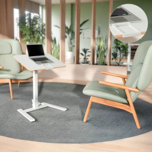 Leitz Biurko składane Ergo białe 9