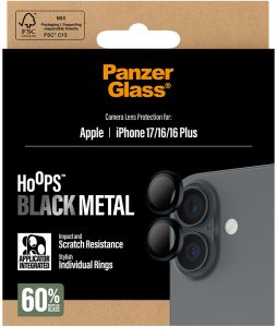 PanzerGlass Hoops Black iP 17 iP 16 16 Plus 3