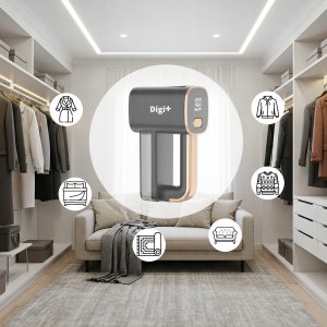 GOLARKA DO UBRAŃ TKANIN SWETRÓW TAPICERKI MOCNA AKUMULATOR 2000mAh USB LED 6