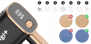 GOLARKA DO UBRAŃ TKANIN SWETRÓW TAPICERKI MOCNA AKUMULATOR 2000mAh USB LED 9