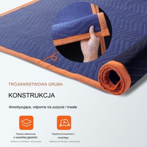 Vevor Koc Ochronny do Przeprowadzek 183x203 cm  Zestaw 12 Szt. 8