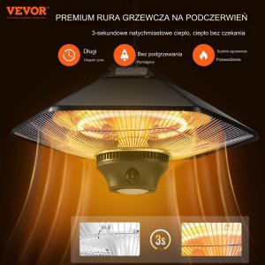 Grzejnik Elektryczny Wiszący 2000 W 11