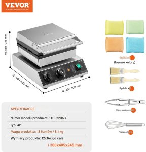 Gofrownica Vevor 2