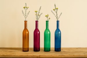 Butelka dekoracyjna wazon 75 cm niebieska 4766 San Miguel 9