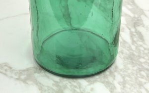 San Miguel Butelka dekoracyjna wazon 75 cm turkusowa 4766 6