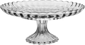 Patera szklana 29,5 cm na nóżce 2