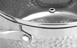 Komplet garnków 8 el. ze stali nierdzewnej Bubble 10