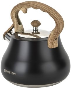 Czajnik tradycyjny z gwizdkiem 2 L Flavio czarny 4