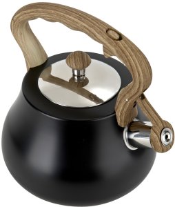 Czajnik tradycyjny z gwizdkiem 2 L Flavio czarny 5