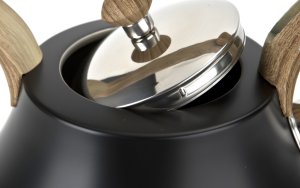 Czajnik tradycyjny z gwizdkiem 2 L Flavio czarny 6