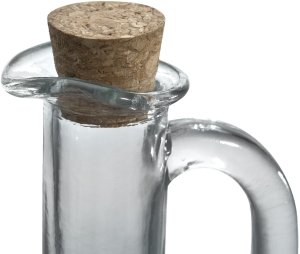 Karafka szklana z korkiem 400 ml 2