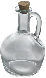 Karafka szklana z korkiem 400 ml 3