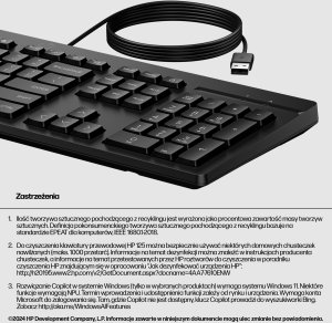 Klawiatura HP 125 (125 Wired Keyboard Norwegian) 5