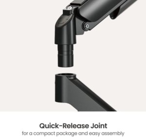 Dual Gas Spring Monitor Mount 4