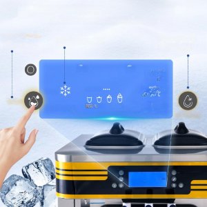 Maszyna do lodów 22-30L/h 2350W  lodziarnia 2 zbiorniki 6L 5