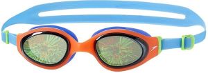 Speedo Okularki pływackie HOLOWONDER Junior niebiesko-pomarańczowo-czarne (810488A874*ONESZ) 1