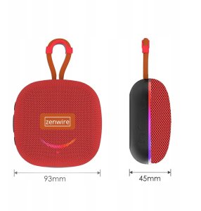 Głośnik Zenwire BS-07 czerwony (5904507521509) 14
