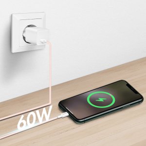 Kabel USB LogiLink USB-A - USB-C 1 m Różowy (CU0324) 4