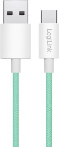 Kabel USB LogiLink USB-A - USB-C 1.5 m Zielony (CU0328) 2