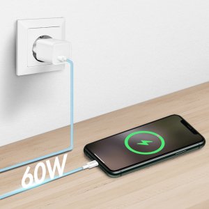 Kabel USB LogiLink USB-A - USB-C 1.5 m Niebieski (CU0331) 4