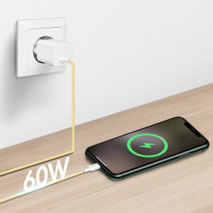 Kabel USB LogiLink USB-A - USB-C 0.5 m Żółty (CU0332) 4