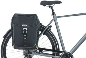 Basil Sakwa podwójna BASIL MILES DOUBLE PANNIER BAG MIK 34L, MIK System (ready to go), 100% wodoodporna, black lime 6