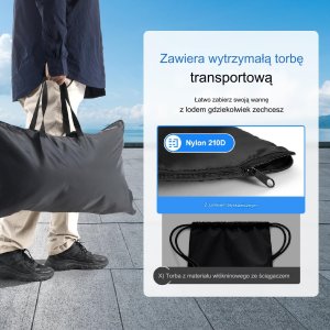 Wanna Vevor Nadmuchiwana Wanna Bala do Kąpieli Lodowej 11