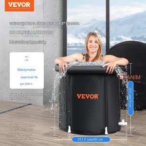 Wanna Vevor Nadmuchiwana Wanna Bala do Kąpieli Lodowej  290 L 13
