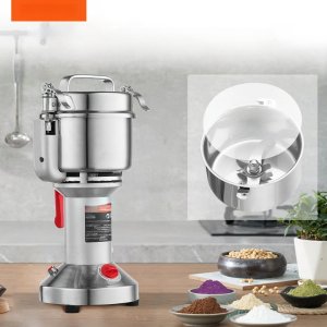 Młyn Elektryczny Młynek Przemysłowy do Przypraw Ziaren 750 g wysokie obroty 2