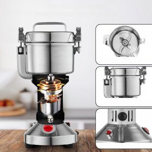 Młyn Elektryczny Młynek Przemysłowy do Przypraw Ziaren 750 g wysokie obroty 3