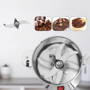 Młyn Elektryczny Młynek Przemysłowy do Przypraw Ziaren 750 g wysokie obroty 4