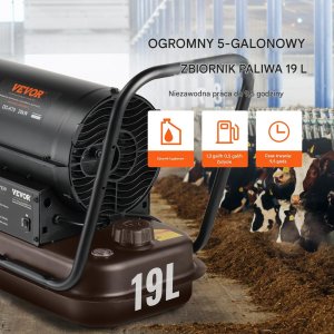 Nagrzewnica Olejowa Nagrzewanie Postojowe z Termostatem 5C-45C 400 m3 11