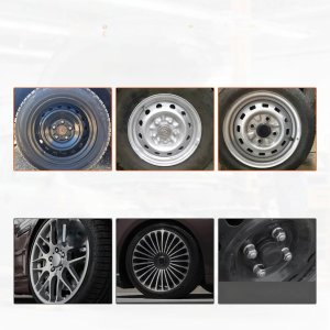 Nakładki na felgi R16 43,7 cm 4 szt. uniwersalne wytrzymałe na każdą pogodę 2