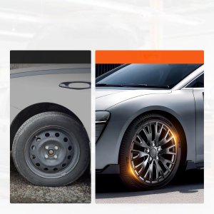 Nakładki na felgi R16 43,7 cm 4 szt. uniwersalne wytrzymałe na każdą pogodę 4