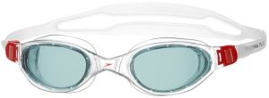 Speedo Okulary pływackie Futura Plus transparentno-czerwone (8090093557) 1