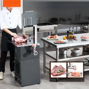 Piła Taśmowa do Mięsa i Kości do Gastronomii Przemysłowa Stalowa 850W 2