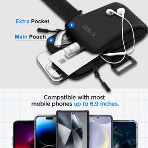 Etui na ramię Tech-Protect M7 Universal Sport Armband Black/black 9