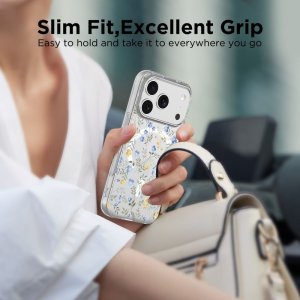 Etui Tech-Protect Flexair MagSafe do Apple iPhone 17 Pro Max Spring Flowers 4